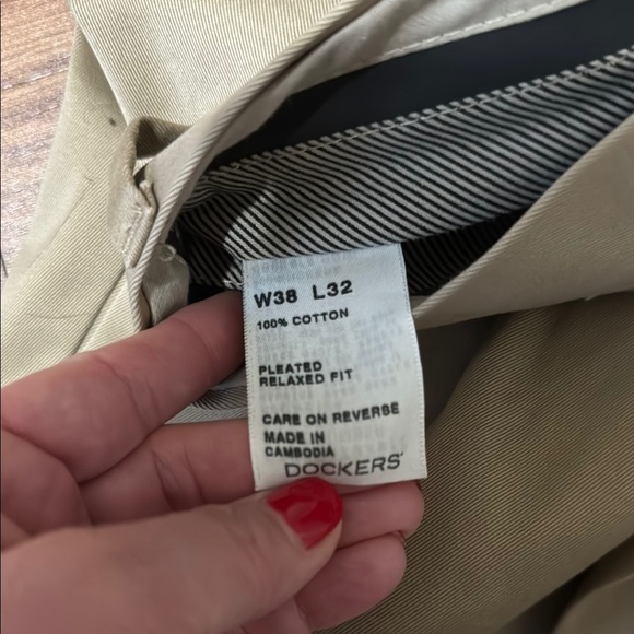 Men's Tan Pants - Picture 2 of 5